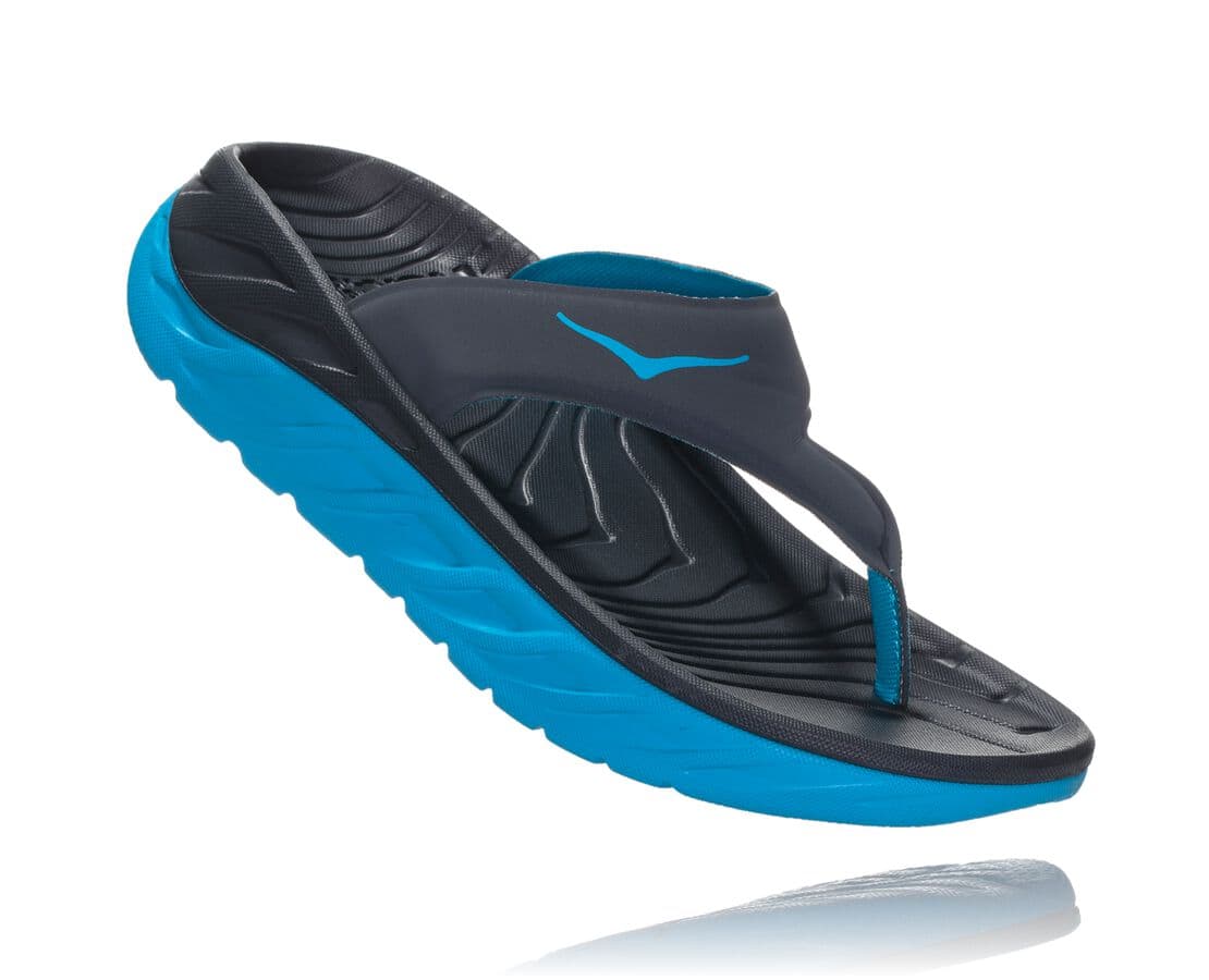 Hoka One One Ora Recovery Flip Női Szandál Kék [AGLTZ-1935]